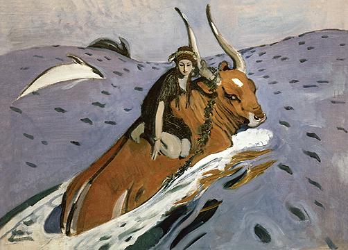 В. А. Серов Похищение Европы 1910 ТРЕТЬЯКОВСКАЯ ГАЛЕРЕЯ